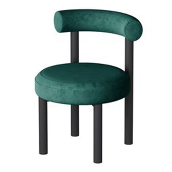Minimalist Opening Back Dining Side Chair Metal Kitchen Dining Side Chair