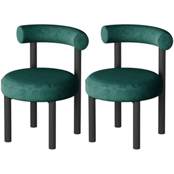 Minimalist Opening Back Dining Side Chair Metal Kitchen Dining Side Chair