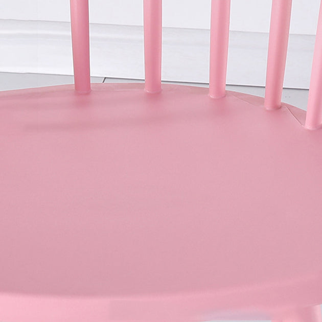 Accueil Chaise d'appoint contemporaine Ensemble de chaises de salle à manger en plastique à dossier Windsor