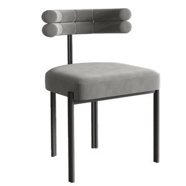 Les chaises en métal de style de Glam placent les chaises latérales arrière ouvertes de cuisine de salle à manger