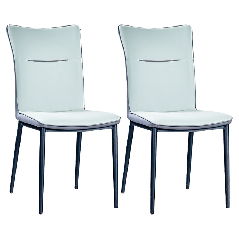 Chaise d'appoint scandinave pour la maison, chaise d'intérieur à dossier solide en métal, pour salle à manger
