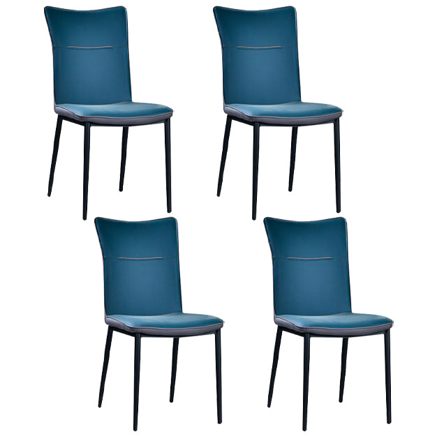 Chaise d'appoint scandinave pour la maison, chaise d'intérieur à dossier solide en métal, pour salle à manger
