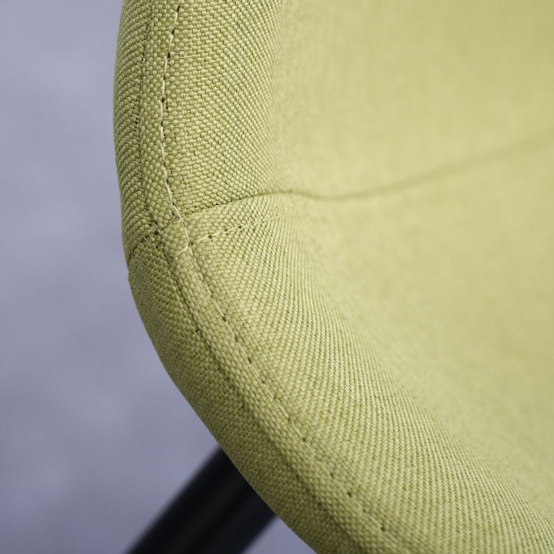 Sedia laterale in metallo in stile glam sedia da pranzo per finitura opaca per sala da pranzo