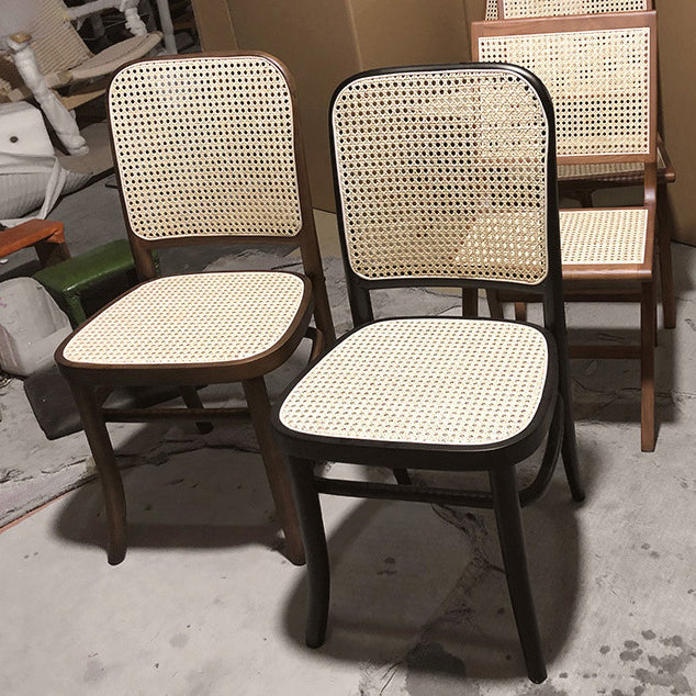 Modern Solid Wood Kitchen Dining Side Chair Opening Back Dining Side Chair