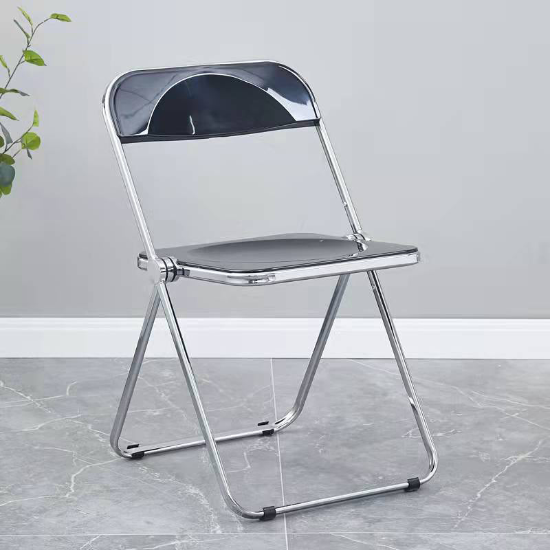 Metal sin brazos del estilo nórdico que cena la silla lateral plegable apilable de las sillas para el uso en el hogar