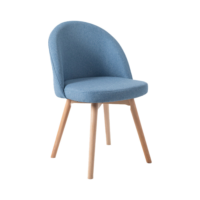 Scandinavian Home Side Chair Parsons Back Wood Upholstered Dining Room Chair