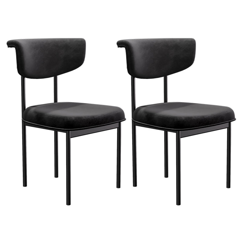 Chaise latéral rembourrée de style glamour