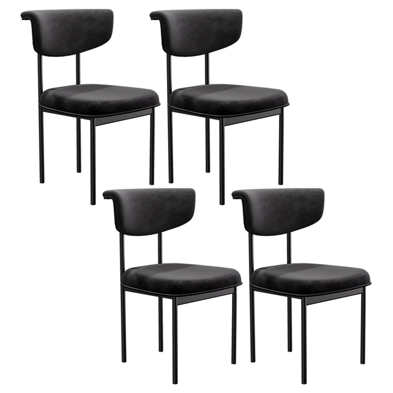 Chaise latéral rembourrée de style glamour