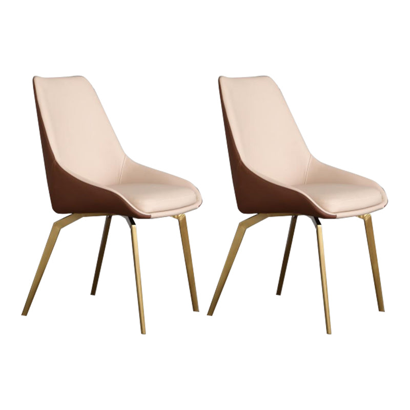 Chaise d'appoint à dossier solide de Style scandinave, chaise rembourrée sans accoudoirs pour usage domestique