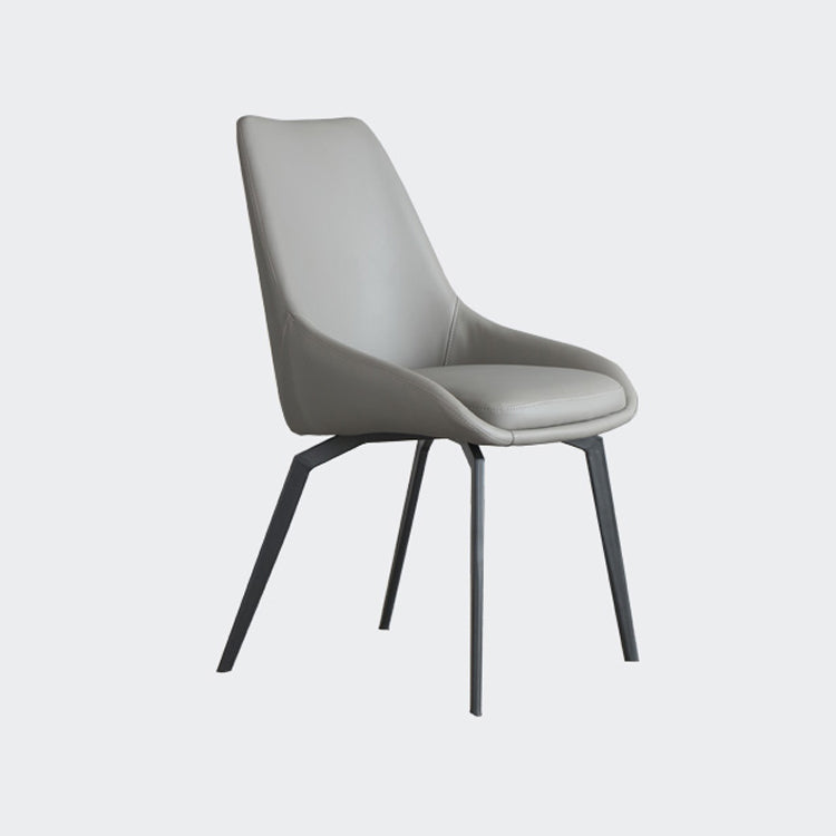 Chaise d'appoint à dossier solide de Style scandinave, chaise rembourrée sans accoudoirs pour usage domestique