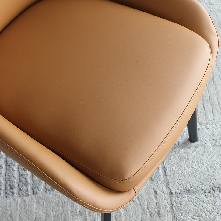 Chaise d'appoint à dossier solide de Style scandinave, chaise rembourrée sans accoudoirs pour usage domestique
