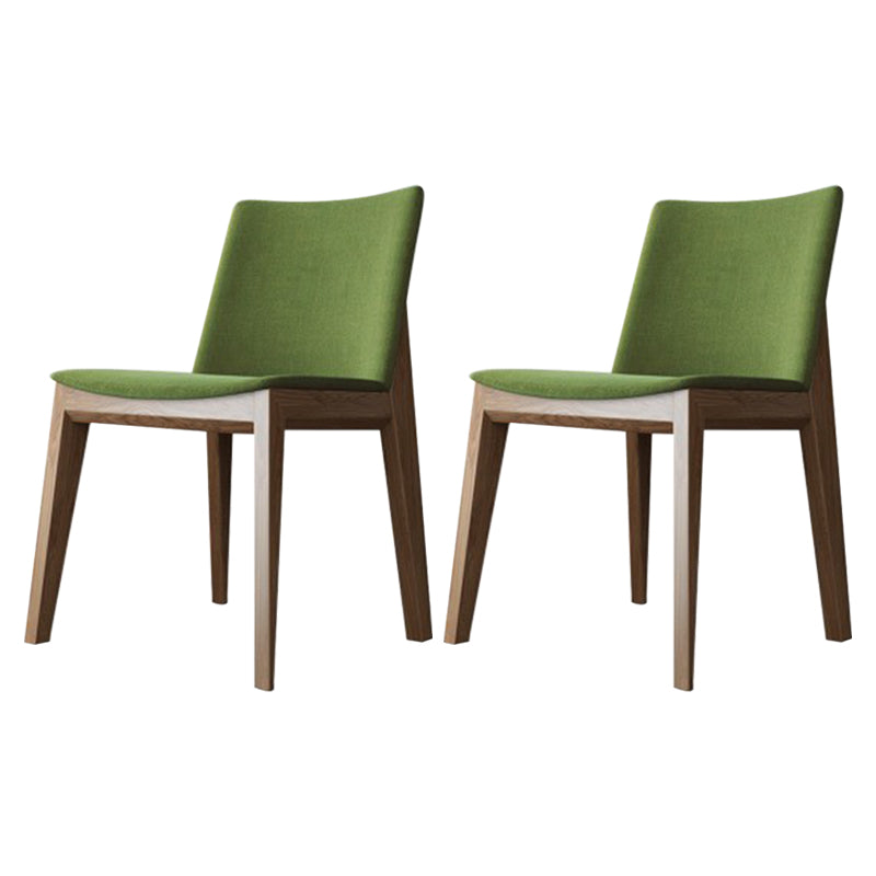 Chaise de salle à manger en lin en lin en lin en lin à la chaise latéral de chaise latéral de chaise laté