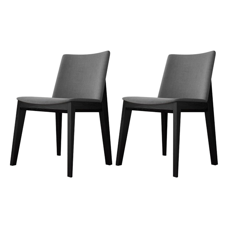 Chaise de salle à manger en lin en lin en lin en lin à la chaise latéral de chaise latéral de chaise laté