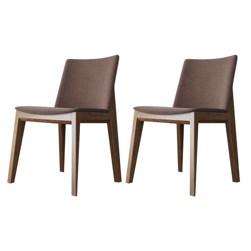 Chaise de salle à manger en lin en lin en lin en lin à la chaise latéral de chaise latéral de chaise laté