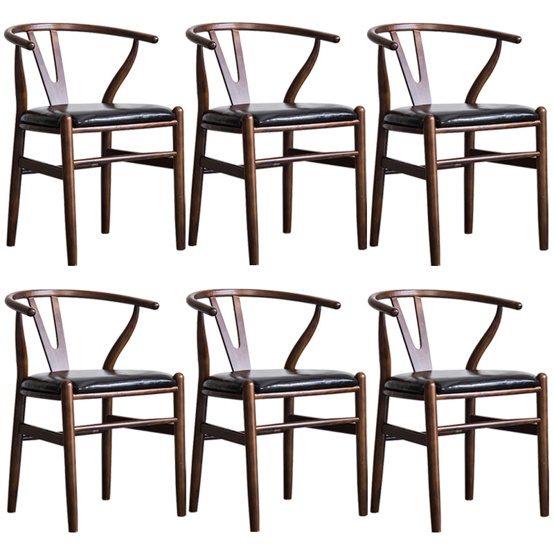 Fauteuil de salle à manger moderne en bois, avec coussin de couleur, chaise Wishbone pour la maison
