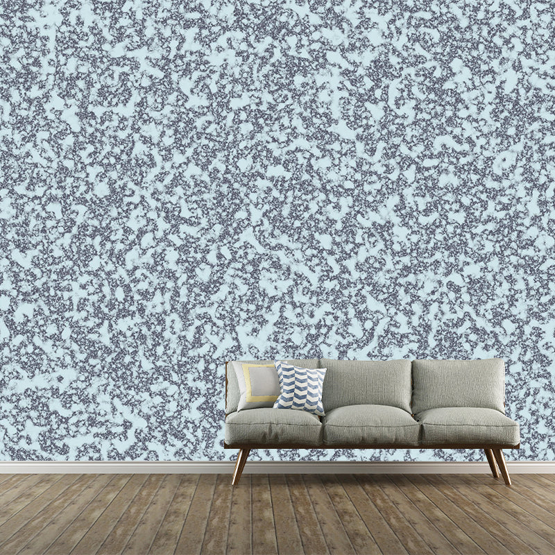 Industrial Marble Texture Mural Mildew Resistant Covering for Dining Room