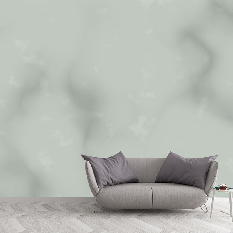 Industrial Marble Texture Mural Mildew Resistant Covering for Dining Room