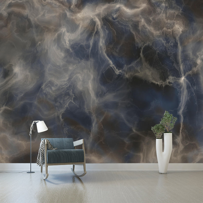 Marble Texture Mural Eco-friendly Wallpaper Customized Wall Covering for Sitting Room