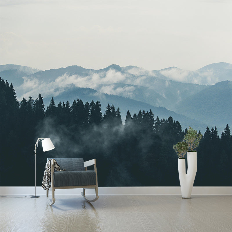 Customized Moisture Resistant Mural Wallpaper Decal Mountain for Decoration