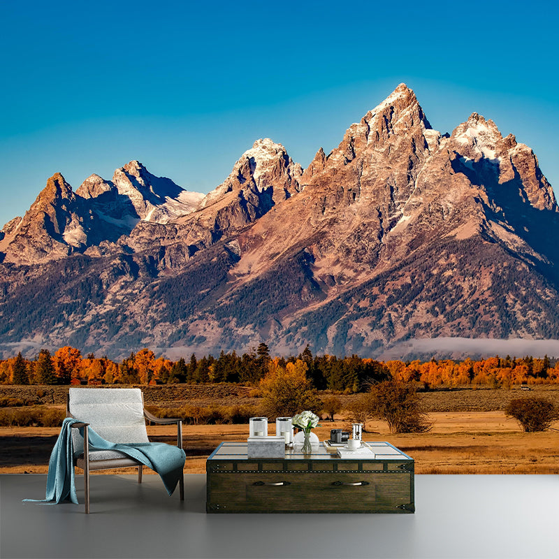 Customized Moisture Resistant Mural Wallpaper Decal Mountain for Decoration