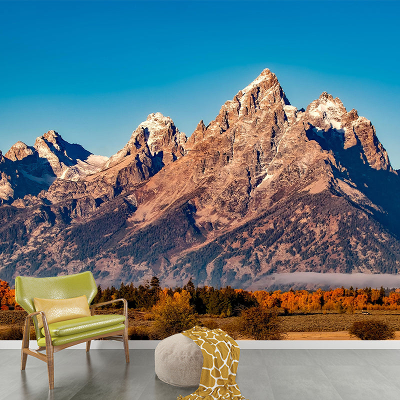 Customized Moisture Resistant Mural Wallpaper Decal Mountain for Decoration