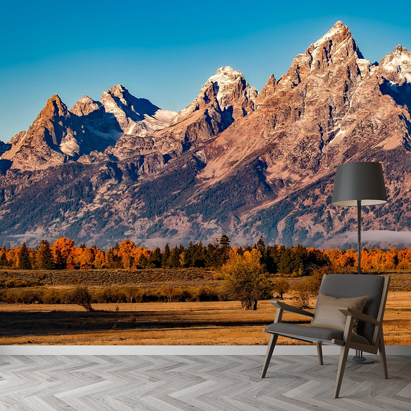 Customized Moisture Resistant Mural Wallpaper Decal Mountain for Decoration