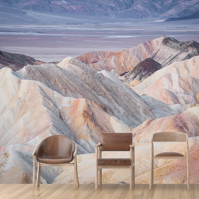 Mountain Mural Decal Eco-friendly Wallpaper Customized Wall Covering for Sitting Room