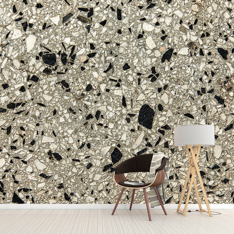 Marble Texture Mural Decorative Industrial Moisture Resistant for Living Room