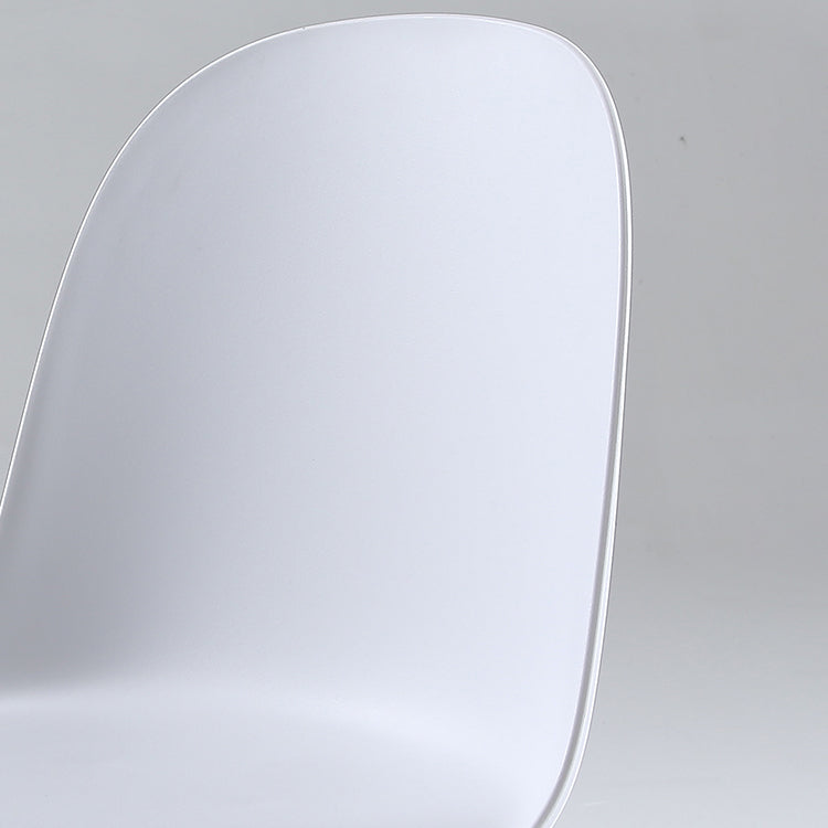 Nordic Dining Room Armless Chair Plastic Side Fabric Chair for Kitchen