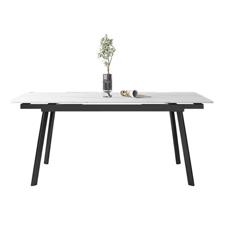 Tavolo da pranzo moderno in pietra sinterizzata tavolo estendibile con 4 gambe