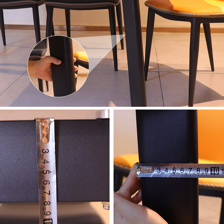 Tavolo da pranzo moderno in pietra sinterizzata tavolo estendibile con 4 gambe