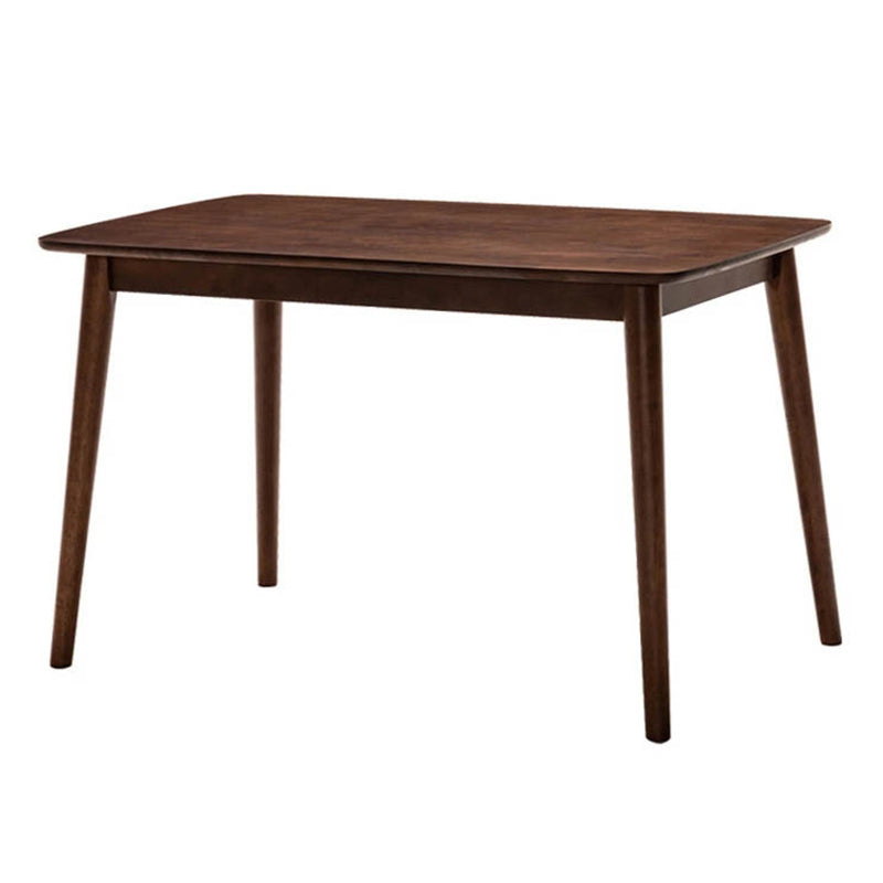 Contemporary Solid Wood Rectangle Shape Dining Table Kitchen Dining Table with 4 Legs
