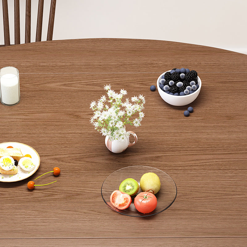 Table à manger à feuilles à feuilles drop contemporaine table en bois massif en beroufle avec 4 jambes