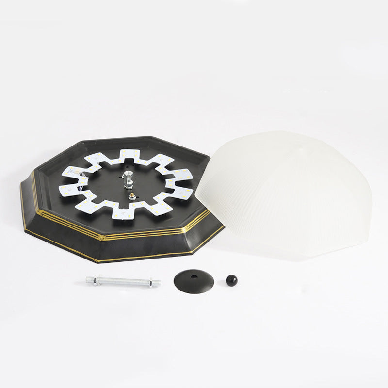 12.5" Wide Bowl Flush Mount Classic Glass Flush Ceiling Light for Entry