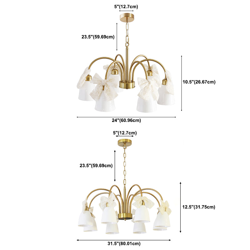 Cerámica Contemporáneos de lámparas colgantes Sputnik Luz de techo para dormitorio