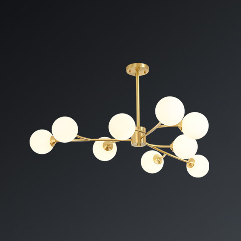 Luz de múltiples luces colgantes de vidrio lámparas de colgante de estilo moderno