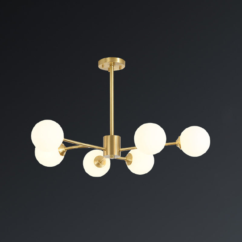 Luz de múltiples luces colgantes de vidrio lámparas de colgante de estilo moderno