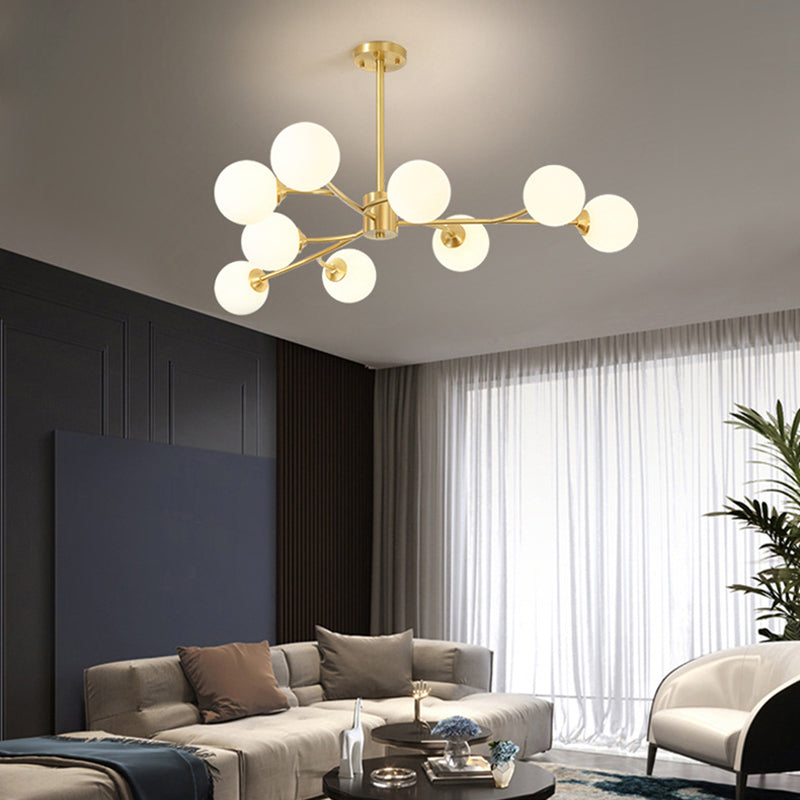 Luz de múltiples luces colgantes de vidrio lámparas de colgante de estilo moderno