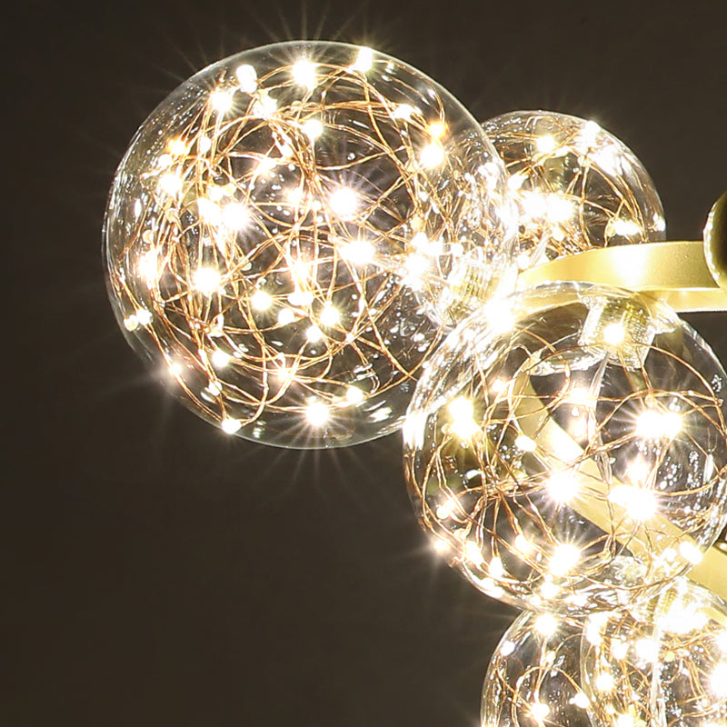 Modern Nordic Simple Style LED Hanging Chandelier Light for Dining Room Living Room Bedroom