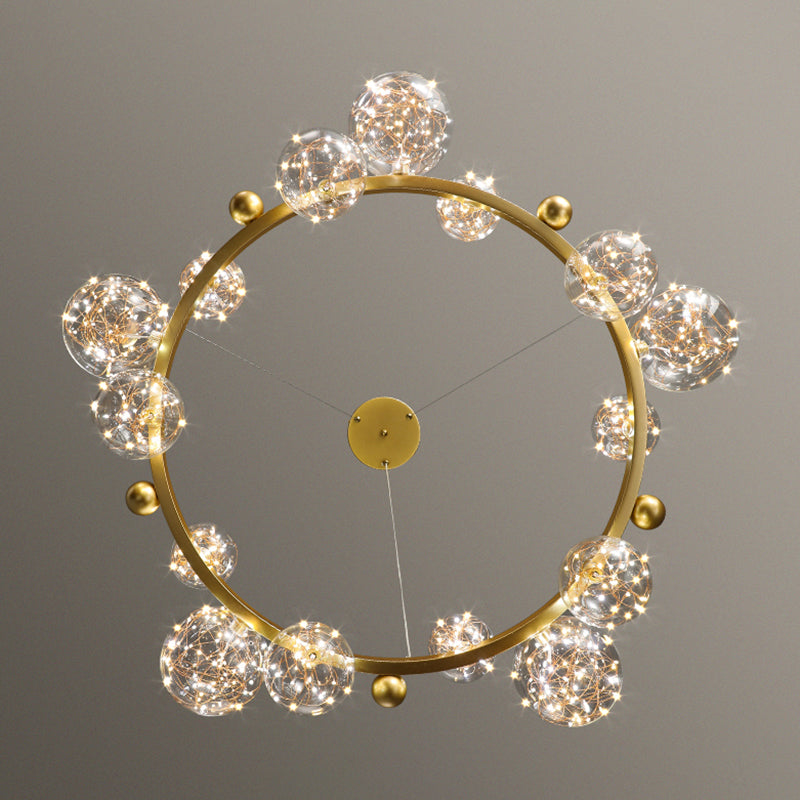 Modern Nordic Simple Style LED Hanging Chandelier Light for Dining Room Living Room Bedroom