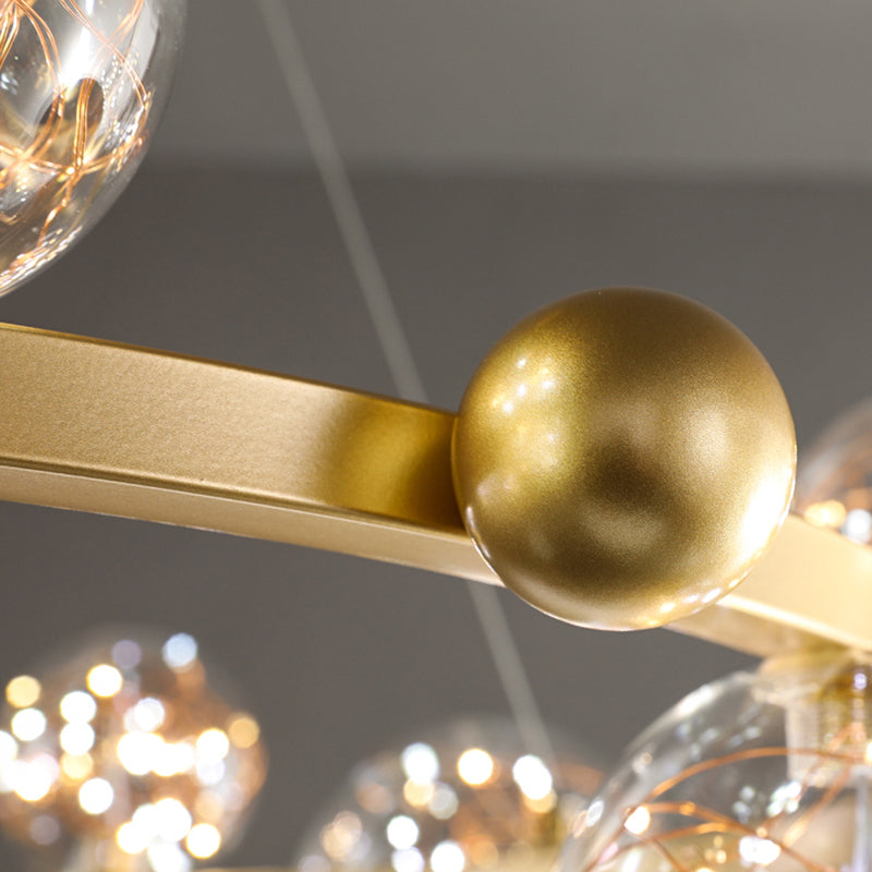 Modern Nordic Simple Style LED Hanging Chandelier Light for Dining Room Living Room Bedroom