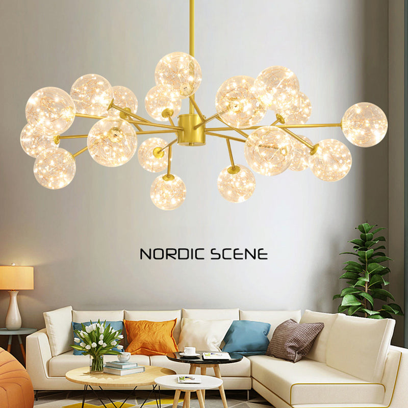 Luz nórdica moderna lámpara de lámpara de led colgante de estilo para el comedor dormitorio de sala de estar