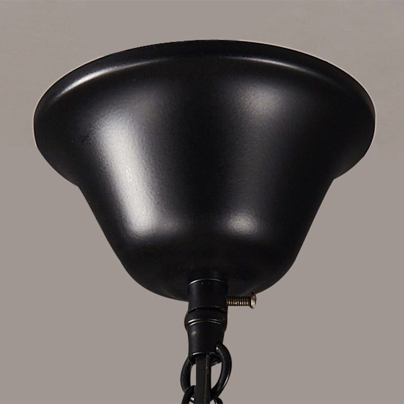 Anillo de metal circular accesorios de iluminación de lámparas industriales luces múltiples luces colgantes luz