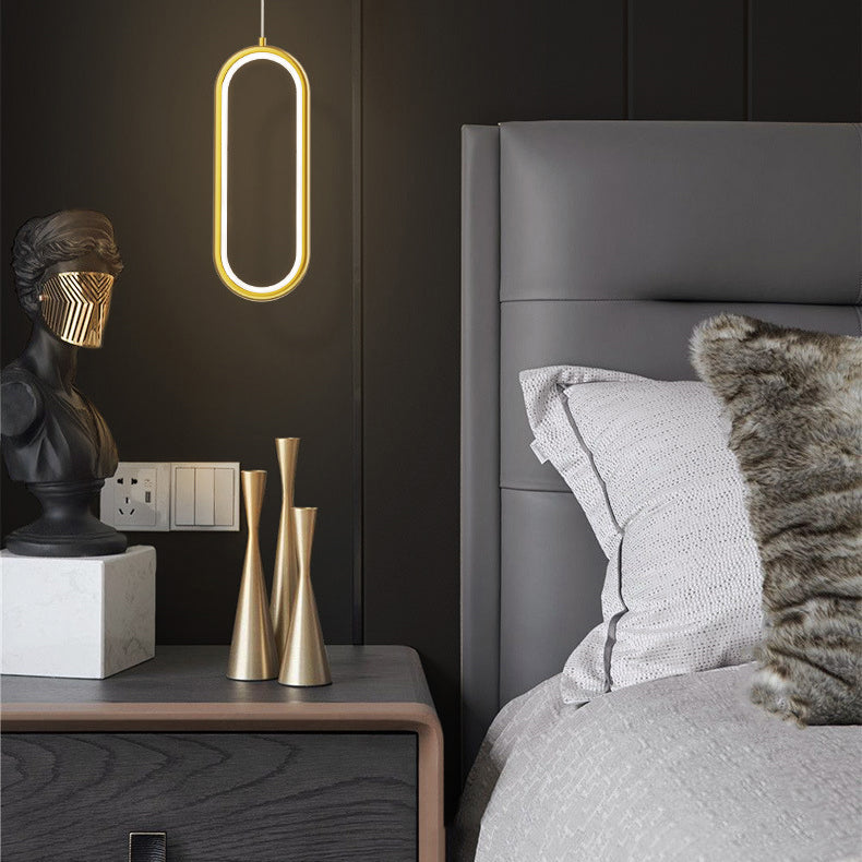 Geometric Metal Suspended Lighting Fixture Modern Style Pendant Lighting Fixtures