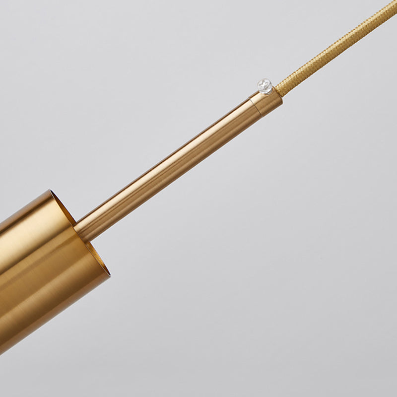 Moderner Stil 1-Licht hängende Anhänger Lichter Acrylzylindrische Anhängerleuchten