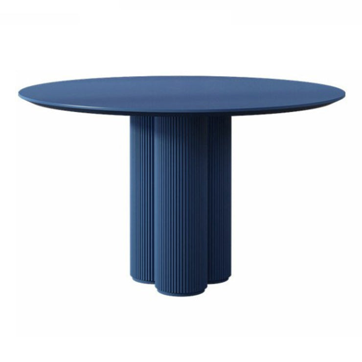 Round Dining Dinette Table Simplicity Style Tripod Base Home Furniture