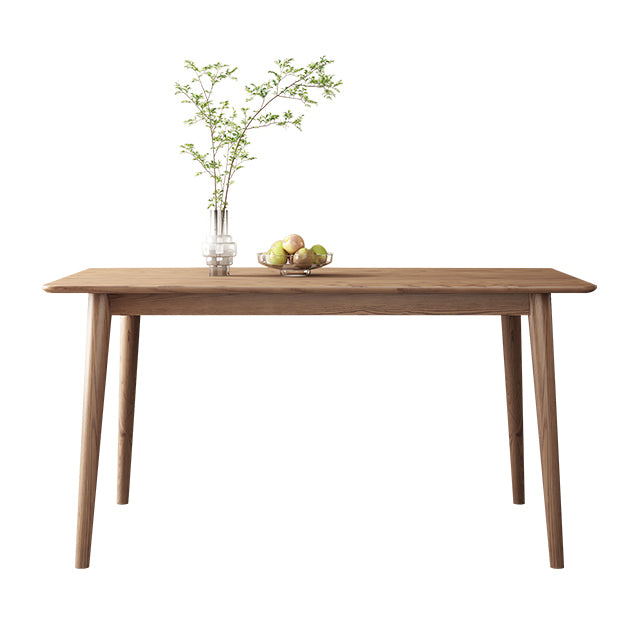 Rechthoek Ash vaste houten tafel moderne eettafel met 4 poten voor restaurant
