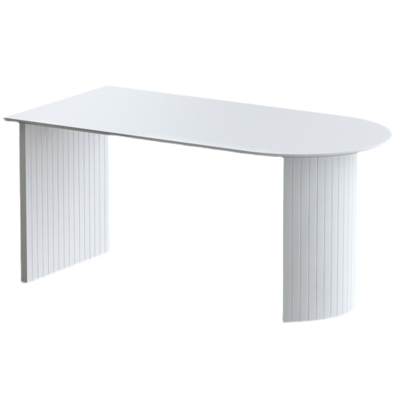 Mesa de comedor contemporánea de madera maciza mesa de mármol de mesa de comedor para comedor y cocina
