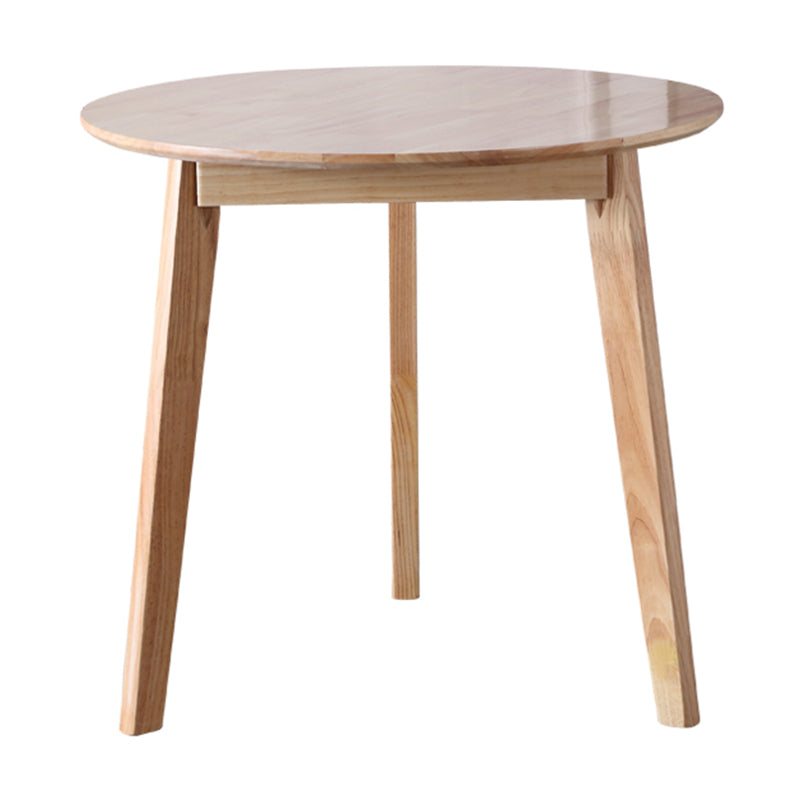 Mesa de comedor de madera maciza de estilo moderno con 3 patas para uso en el hogar