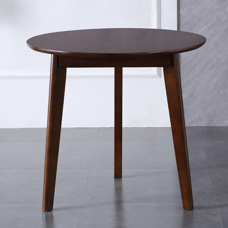 Mesa de comedor de madera maciza de estilo moderno con 3 patas para uso en el hogar